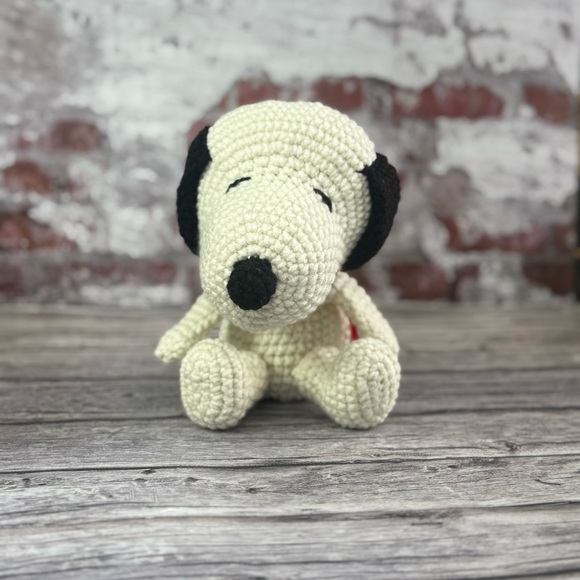Handmade Crochet Snoopy Amigurumi Doll | Cute Plush Toy or Home Décor - Picture 10 of 13